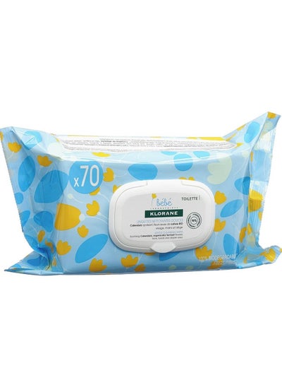 اشتري Cleansing Baby wipes with soothing Calendula 70 count في الامارات