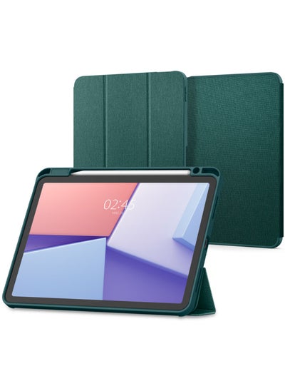 اشتري Urban Fit iPad AIR 11 inch Case Cover (2024) M2, iPad Air 10.9 inch 5th / 4th generation case (2022/2020) with Pencil Holder - Midnight Green في الامارات