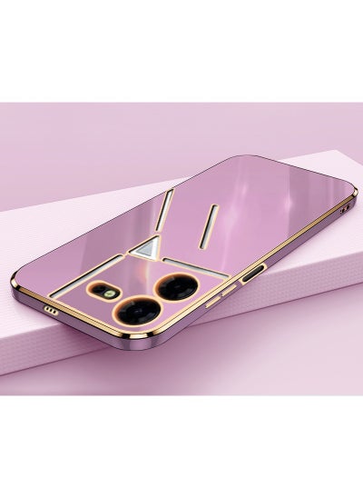 Buy Protective Case Cover For forTecno pova 5 Pro Purple in Saudi Arabia