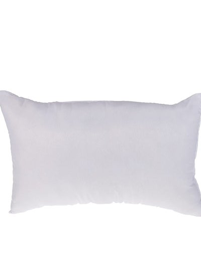 اشتري Maestro Cushion Filler Polythene outer fabric, 400 grams hollow fiber filling, Size: 30 x 50, White في الامارات