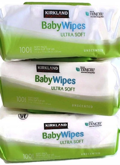 اشتري Baby Wipes, Ultra-Soft, Unscented, 100 Count Wipes Pack of 6 في الامارات