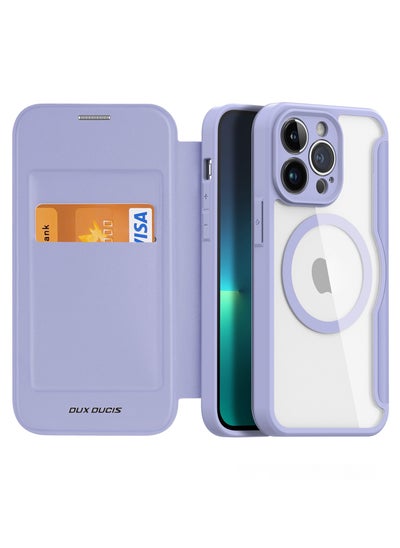 Buy DUX DUCIS Skin X Pro Series Case for iPhone 13 Pro With Wireless charger compatible with MagSafe - Purple in Egypt