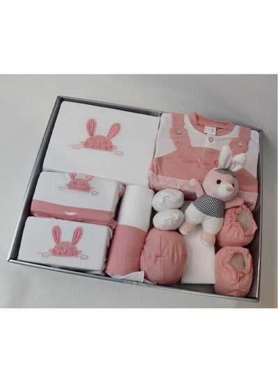 Buy A set of 10 baby clothes with a doll suitable for newborns in Saudi Arabia