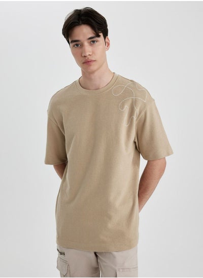 Buy Comfort Fit Crew Neck T-Shirt in UAE