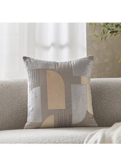 Buy Open View Embroidery Filled Cushion 45 x 45 cm in Saudi Arabia