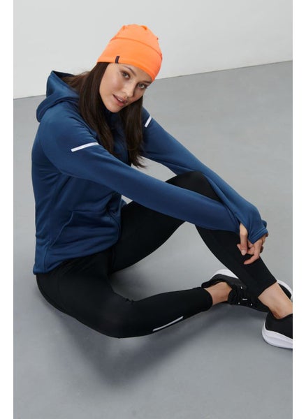 Buy Women Solid Thermal Hat, Orange in UAE