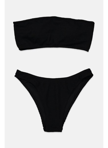 اشتري Women 2 Piece Padded Bikini Set, Black في السعودية