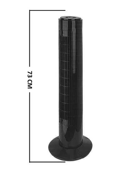 اشتري Milton Tower Fan 29 Inch 45 Watts Black Color Model - TS2911A في الامارات