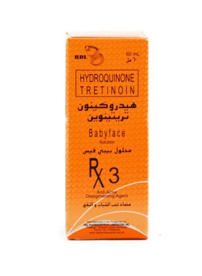 Buy Babyface Tretinoin Hydrquinone Transparent Solution 60ml in Saudi Arabia