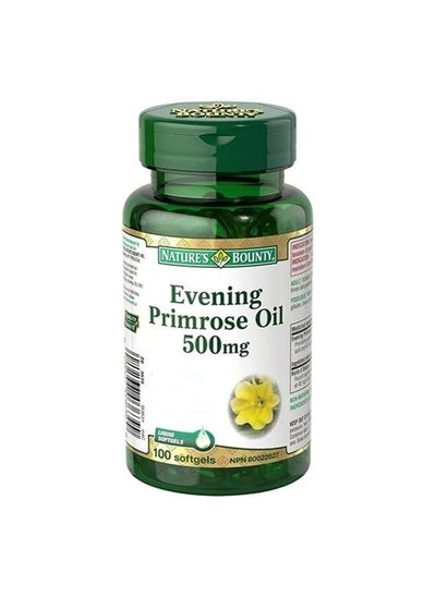 Buy Evening Primrose Oil 500Mg - 100 Softgels in UAE