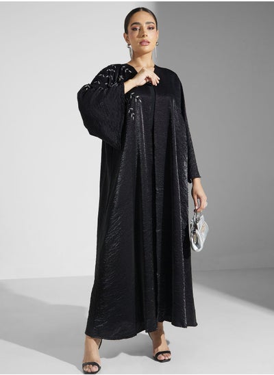 Buy Embellished Detail Abaya in Saudi Arabia