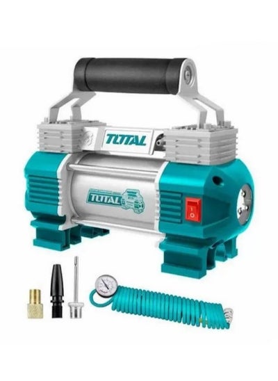 Buy TOTAL Auto Air Compressor With Light 12V TTAC2506 in Saudi Arabia