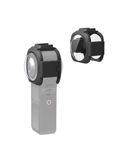 Buy PULUZ Lens Guards Lens Protective Cover with Cold Shoe Mount Compatible with Insta360 ONE RS 1-Inch 360 Edition Action Camera in Saudi Arabia