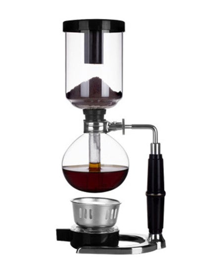 Buy Siphon Syphon Coffee Maker,Tabletop Glass Siphon Pot Glass Technica,Syphon Coffee Maker,Siphon Vacuum Coffee Maker,Serves 3 in Saudi Arabia