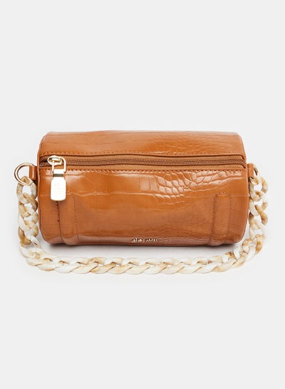 Buy Reptile Leather Chain Handle Shoulder Bag in Egypt