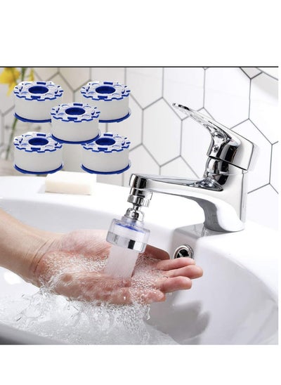 Buy 5Pcs Sink Filter Filter Elements Bathroom Water Filtration Cartridge PP Cotton Filtration for Kitchen Tap Filter Removable Sink Faucet Filter Cartridge Element Sink filter not included in UAE