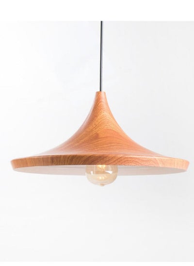 Buy Ceiling pendant lamp from Yocandle in wood color and durable metal material, suitable for bedrooms, living rooms in Saudi Arabia