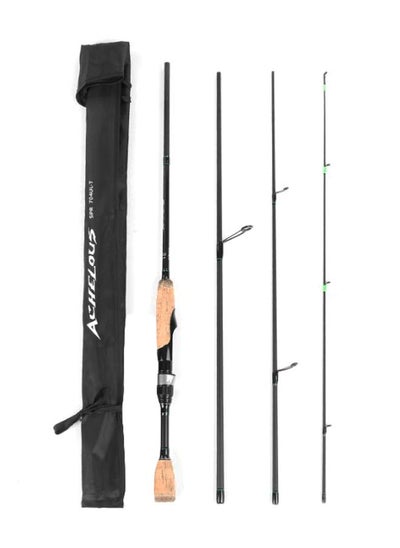 Buy 4-Piece Fishing Rod Set With Protective Case 6.8feet in UAE