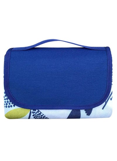 اشتري Beach Mat Beach Outdoor Picnic Waterproof 150 X 200Cm Dark Blue في الامارات