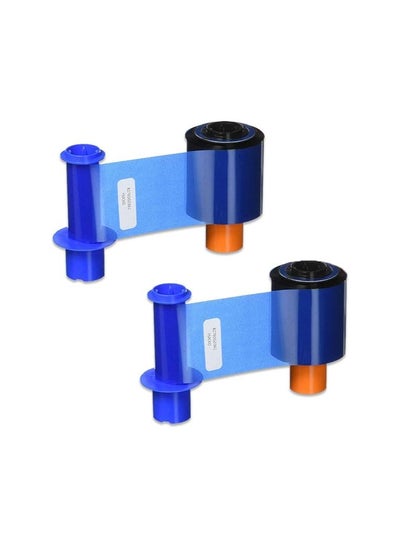 Buy Fargo 45200 YMCKO Color Ribbon for DTC4500 & DTC4500e Printers 500 Prints - 2 Pack in UAE