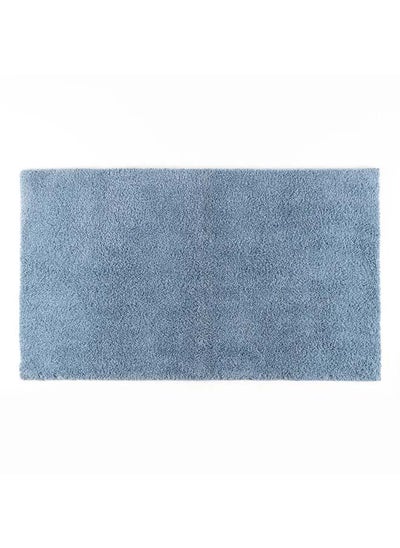 Buy Firence Bath Mat, Ice Blue - 90x60 cm in UAE