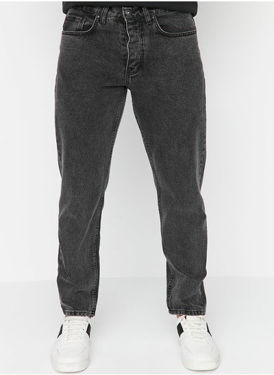 Buy Anthracite Essential Fit Jeans Denim Trousers TMNAW23JE00104 in Egypt