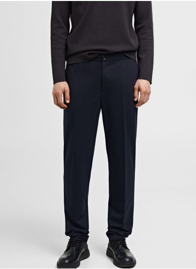 Buy Essential Slim Fit Trousers in UAE