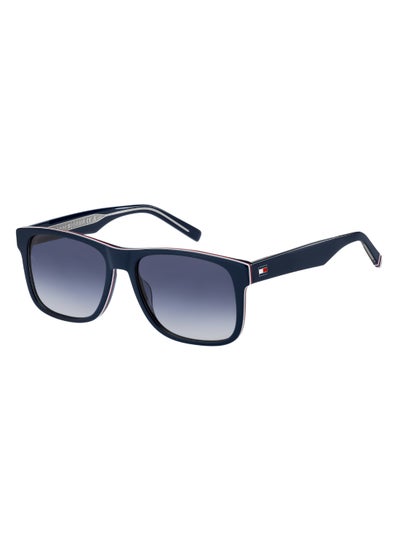 Buy Men's UV Protection Rectangular Shape Acetate Sunglasses TH 2073/S BLUE 46 - Lens Size: 45.6 Mm - Blue in Saudi Arabia