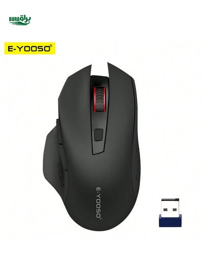 اشتري e-yooso x-26 USB 2.4G ألعاب اللاسلكية الماوس 4800 نقطة في البوصة 5 أزرار الفئران البصرية الفئران المريحة للكمبيوتر كمبيوتر محمول كمبيوتر في الامارات