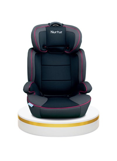 اشتري Jupiter BabyKids 3in1 Car Seat Booster Seat Adjustable Backrest Extra Protection 5Point Safety Harness 9 months to 12 years Upto 36kg Official Product في الامارات