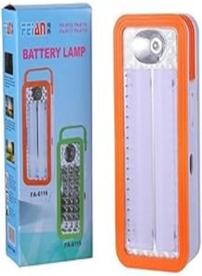 اشتري FA-6116 Battery Powered Flashlight, 3 Working Modes (Orange) في مصر