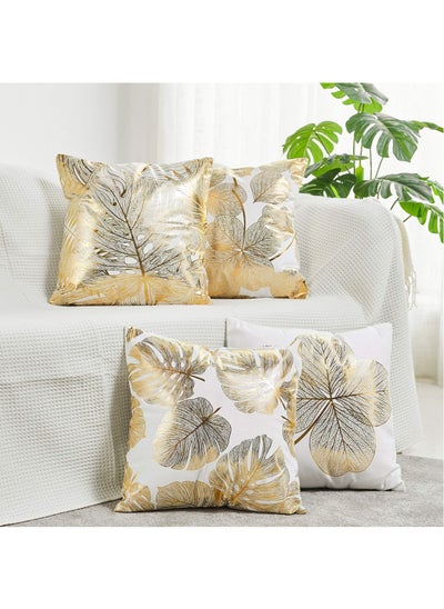 Buy Pillow Covers Set of 4, Modern Sofa Throw Cover, Decorative Outdoor Case for Couch Bed Car Home Decoration in UAE