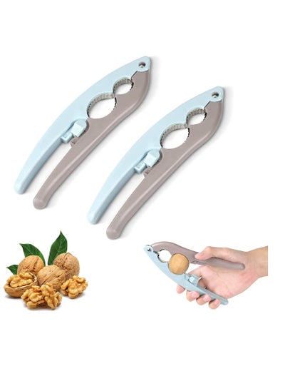 اشتري SYOSI Nutcracker Double Clamp Mouth Design Non-Slip Handle Nut Cracker Nut Crackers Designed for Nuts with Hard Shells Labor-Saving Multifunctional Nut Crackers for All Nuts 2PCS في السعودية