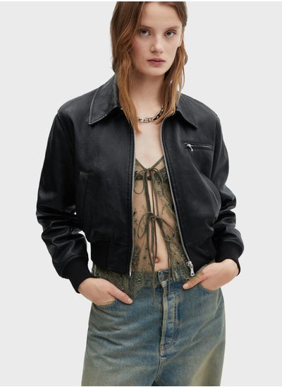 Buy Zip Through Pocket Detail Jacket in UAE