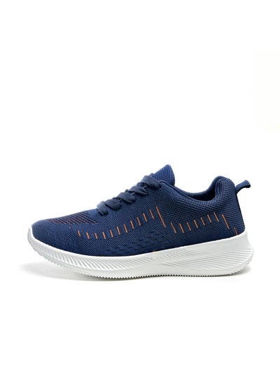 Buy SPORTIVE canvas lace-up sneakers for men - NAVY BLUE in Egypt