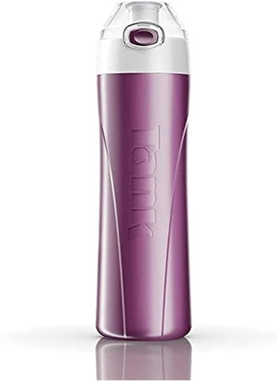 Buy Tank me 650ml stainless steel bottle - purple in Egypt