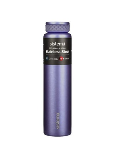 Buy Chic Stainless Bottle 280 Ml - Purple in Egypt