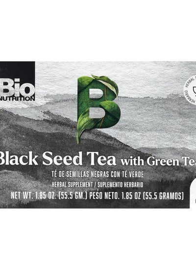 Buy Black Seed Tea with Green Tea 30 Tea Bags 1.85 oz (55.5 g) in UAE