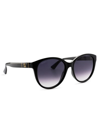 اشتري Gucci women's UV resistant fashionable full frame sunglasses 56mm retro sunglasses gray/black gradient GG0631S في الامارات