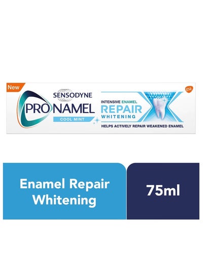 Buy Pro-Namel Intensive Repair Whitening (Cool, Mint) 75 ml in UAE