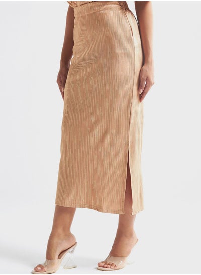 اشتري Side Slit Printed Skirt في السعودية