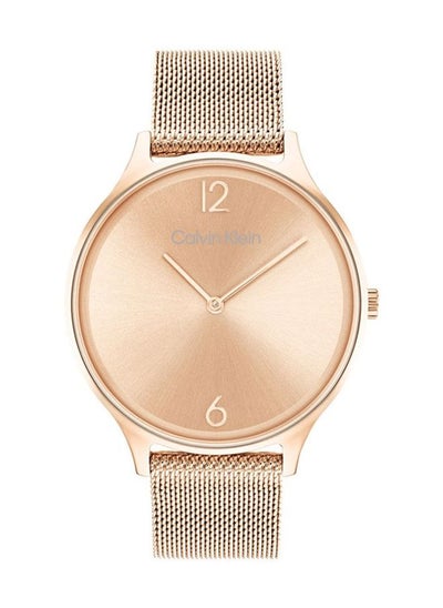 Buy Women's Analog Round Shape Stainless Steel Wrist Watch - 38 mm in UAE