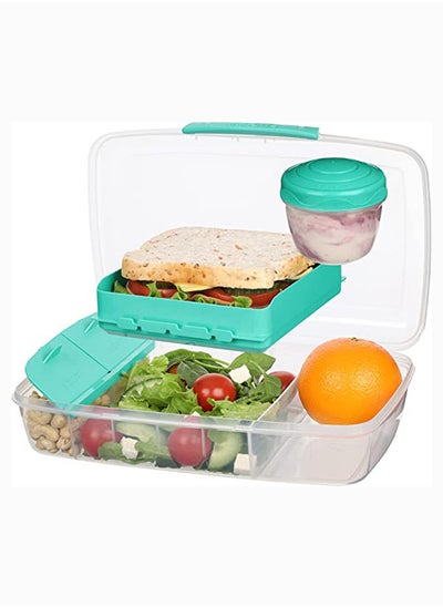 اشتري Sistema 1.76 Liter Bento Box To Go Teal في الامارات