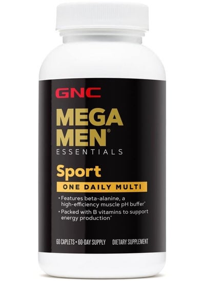 اشتري Mega Men Essentials Sport One Daily Multi 60 Caplets في الامارات