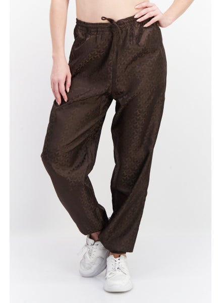 Buy Women Loose Fit Track Pants, Brown in UAE