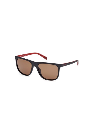 Buy Men's Polarized Square Sunglasses - SE629002H56 - Lens Size: 56 Mm in UAE