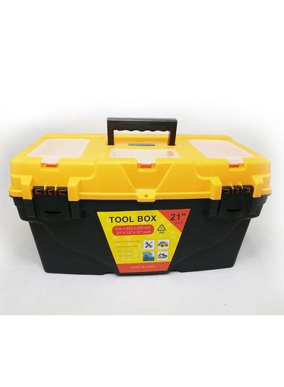 Buy 21 Inches High Quality PP Plastic General Purpose Hard Tool Box in UAE