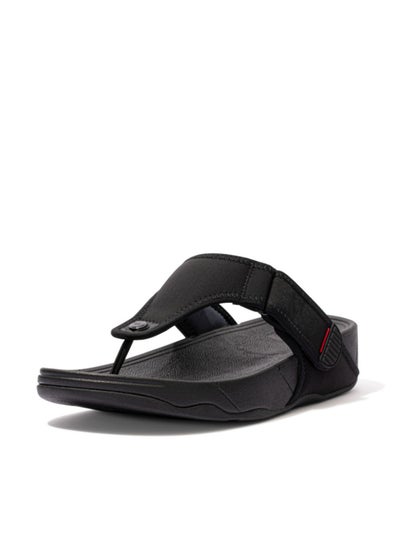 Buy Mens Trakk Ii Toe-Post Sandals - All Black EJ3-090 41 in UAE