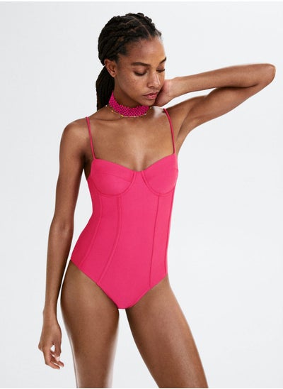 Buy Strappy Knitted Swimsuit in UAE