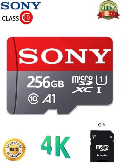 اشتري بطاقة سوني مايكرو SD الأصلية فئة 10 بطاقة TF سعة 256 جيجابايت تصل إلى 98 ميجابايت/الثانية في السعودية